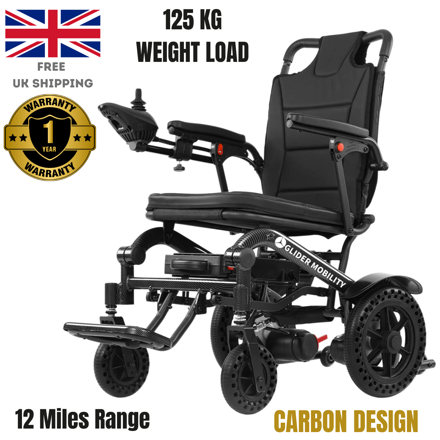 Glider Mobility Nomad Lightweight Electric Wheelchair